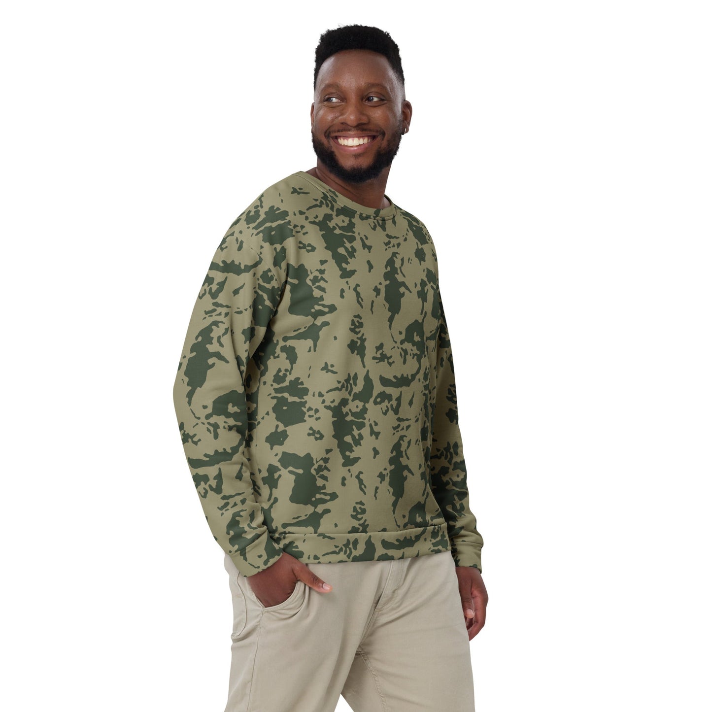 Russian Bicolor Woodland CAMO Unisex Sweatshirt - Sweatshirts