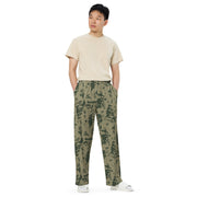 Bicolor Woodland Russian CAMO Unisex Wide-Leg Leisure Pants - Pant