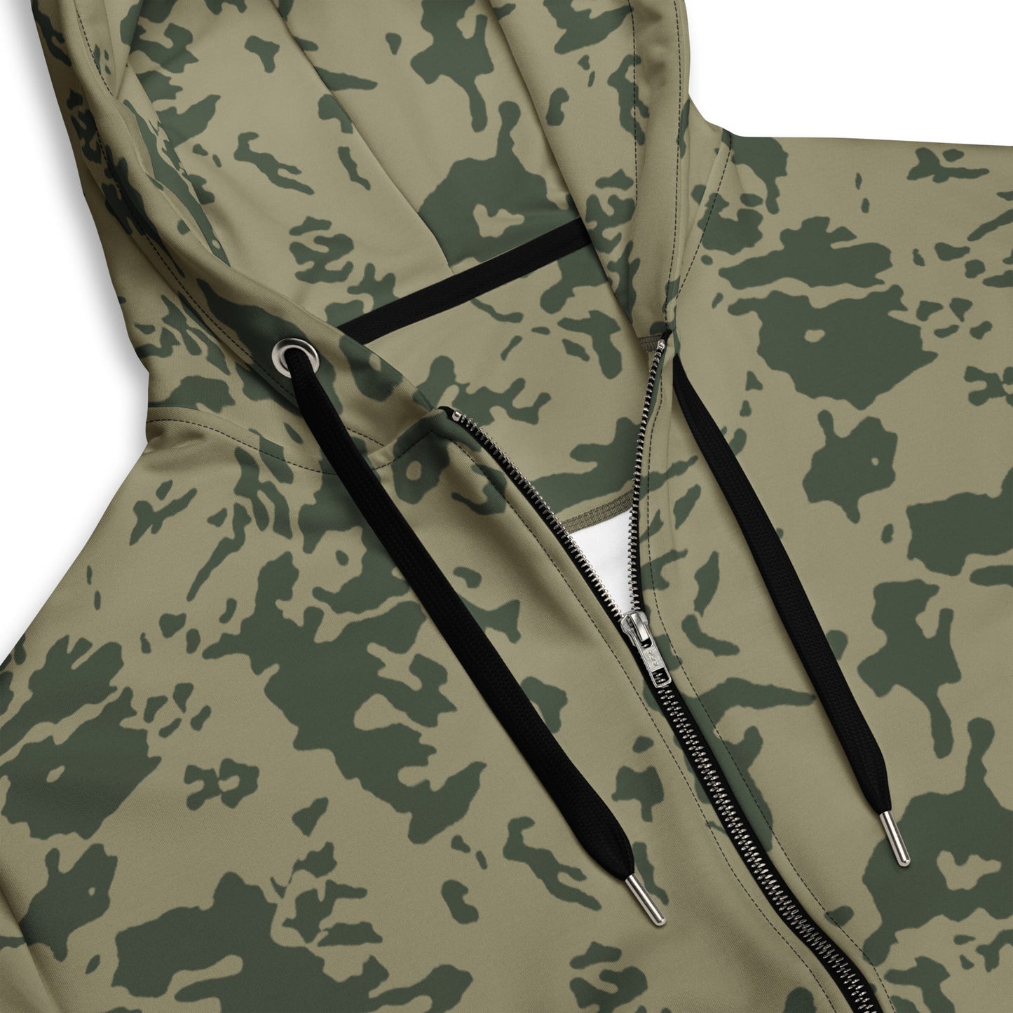 Russian Bicolor Woodland CAMO Unisex zip hoodie - Zip Hoodies