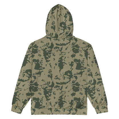 Russian Bicolor Woodland CAMO Unisex zip hoodie - Zip Hoodies