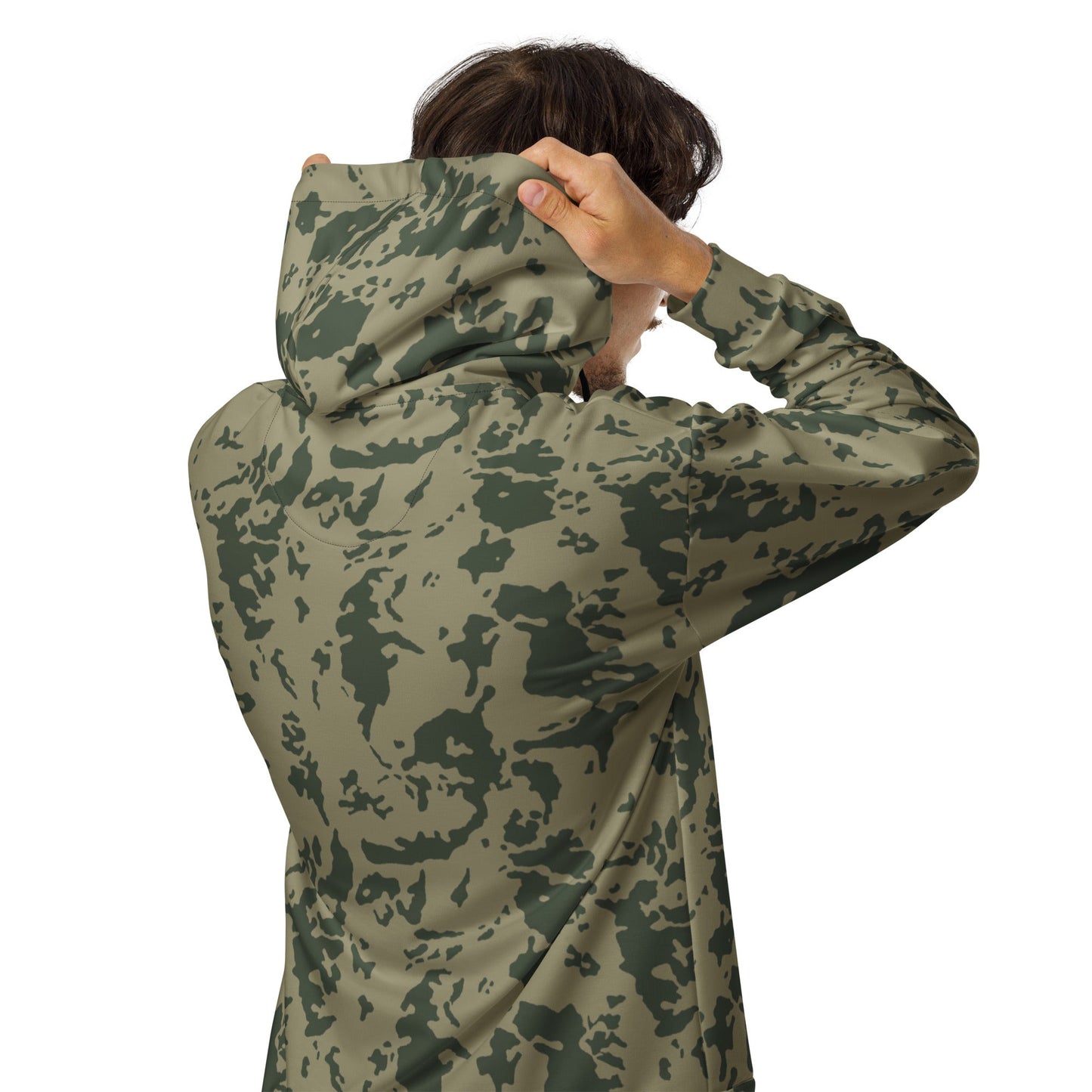 Russian Bicolor Woodland CAMO Unisex zip hoodie - Zip Hoodies