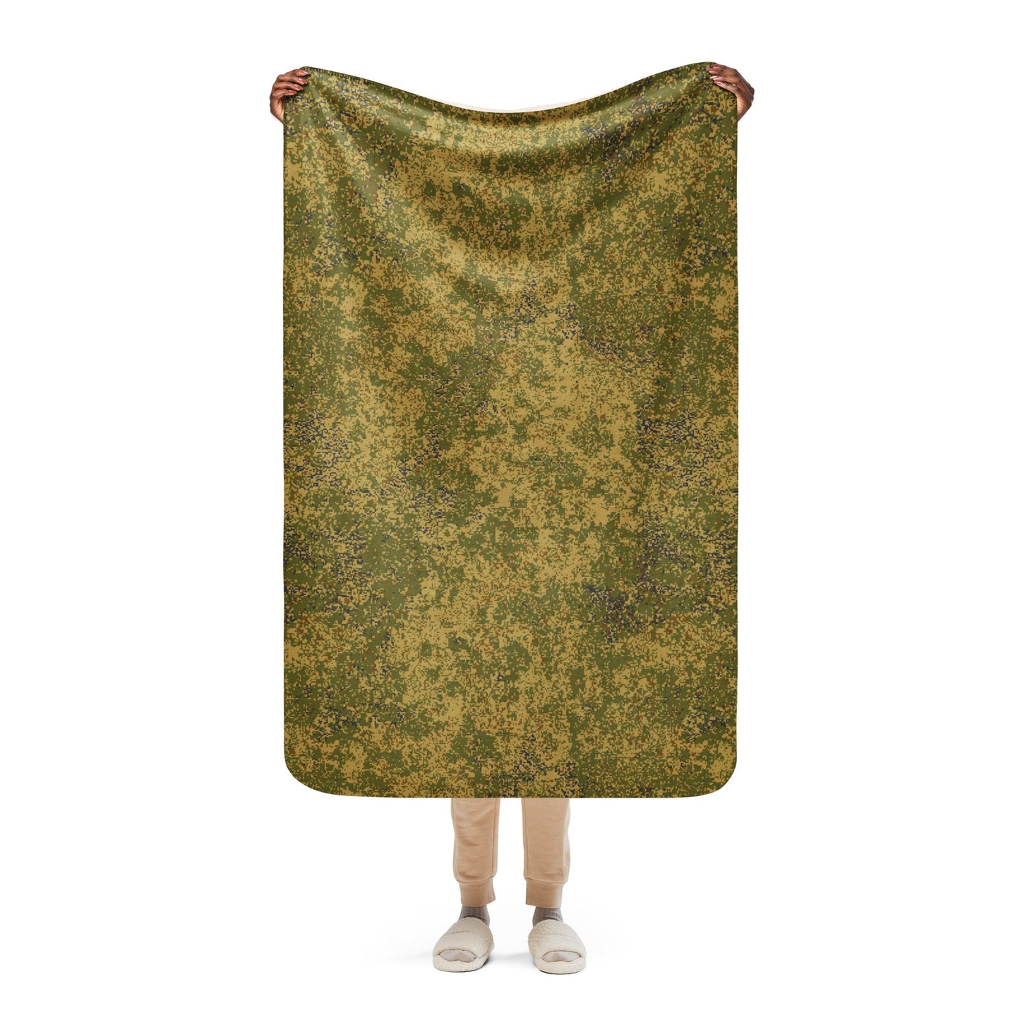 Russian Digital EMR Arid CAMO Sherpa blanket - 37″×57″ - Blankets