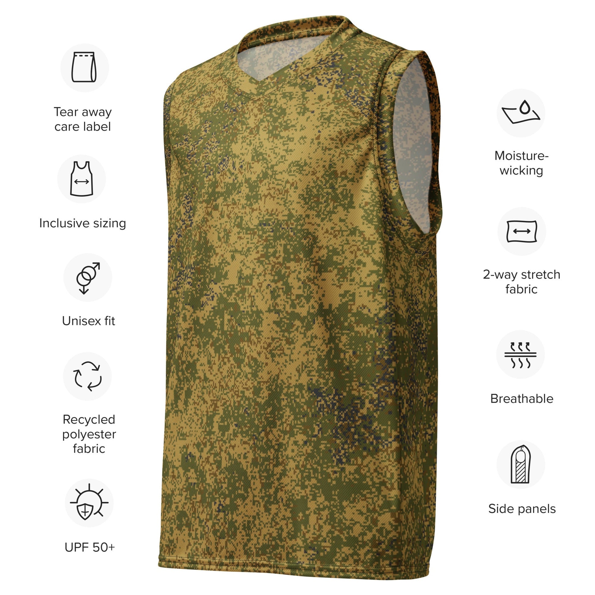 Russian Digital EMR Arid CAMO unisex basketball jersey - Basketball Jerseys