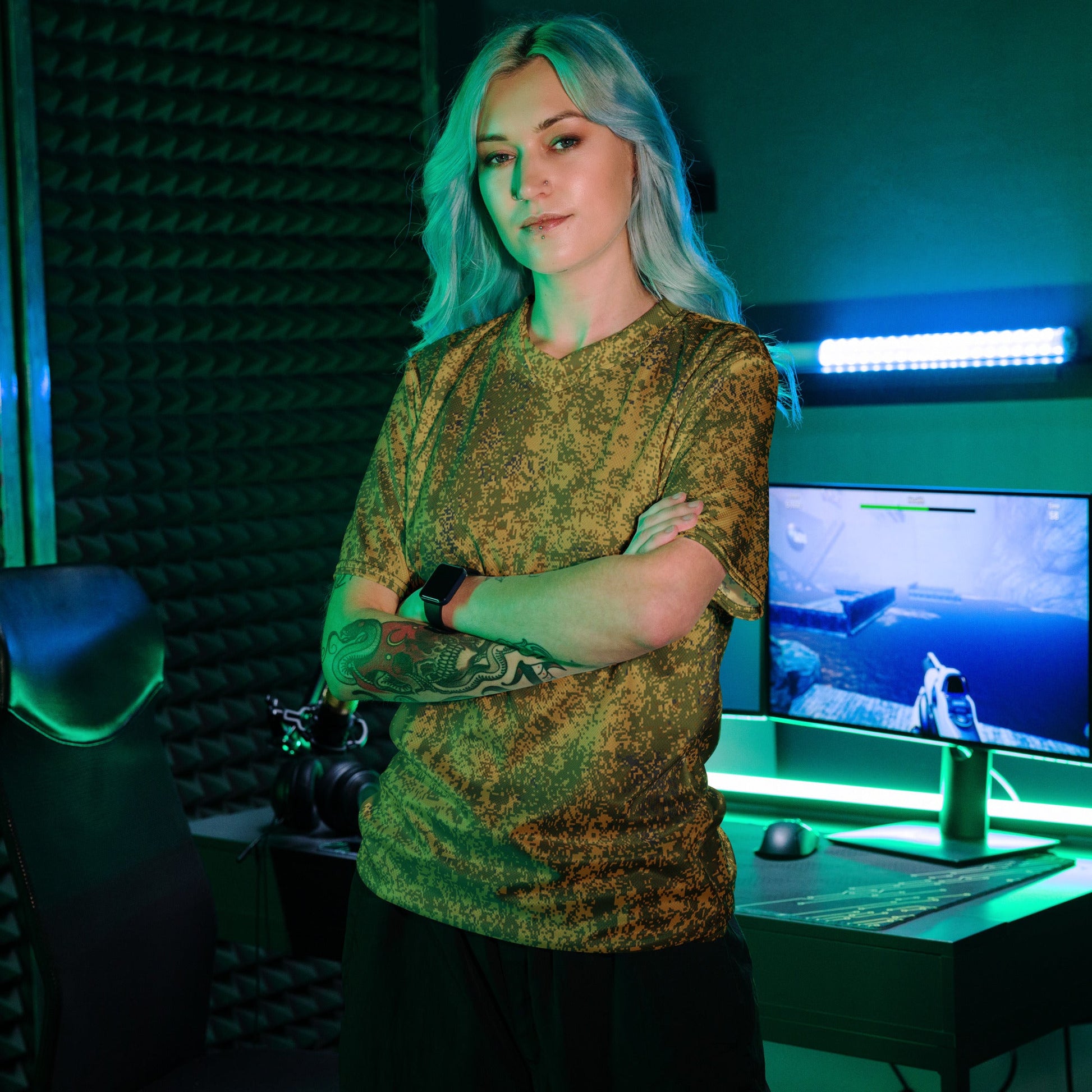 Russian Digital EMR Arid CAMO unisex sports jersey - Sports Jerseys