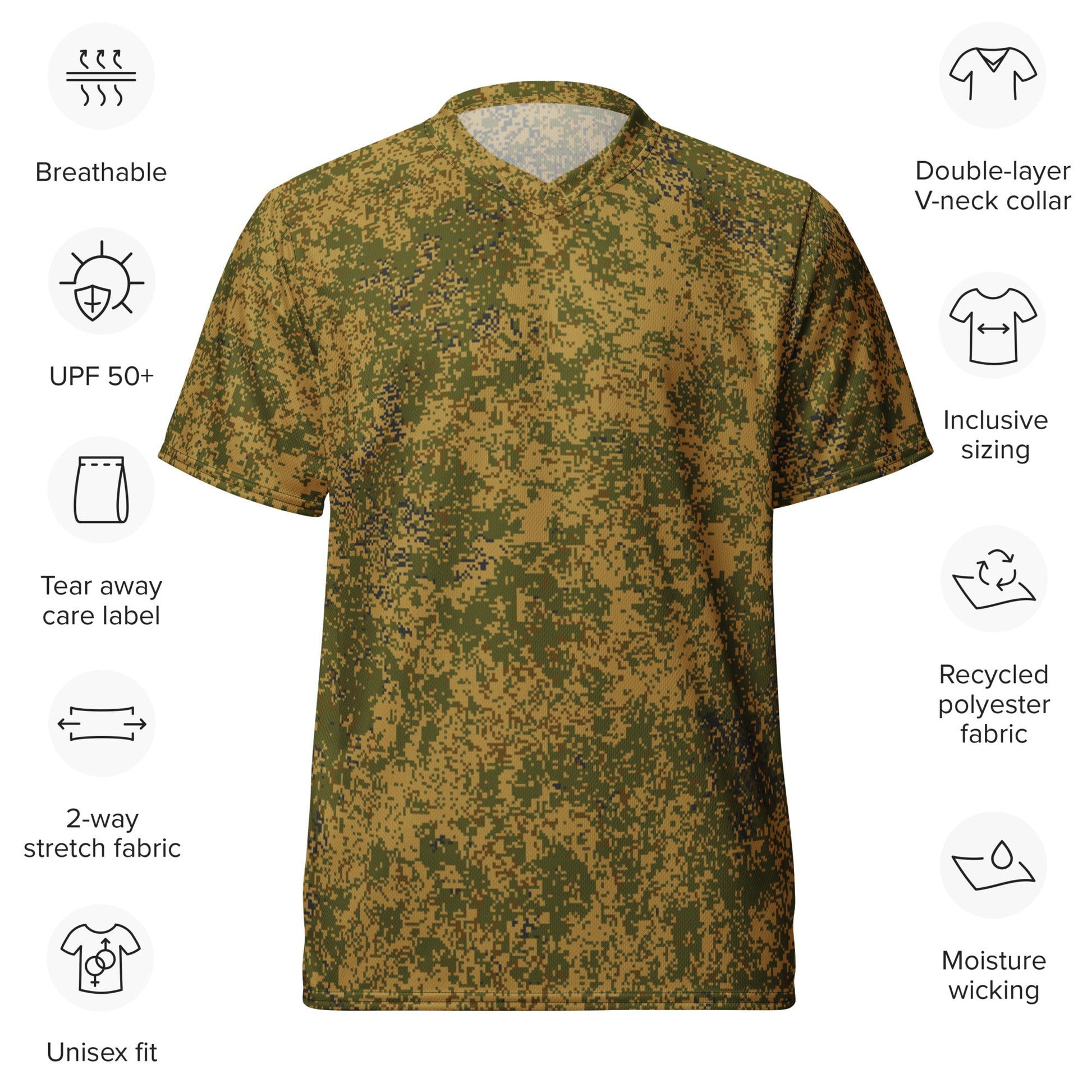 Russian Digital EMR Arid CAMO unisex sports jersey - Sports Jerseys