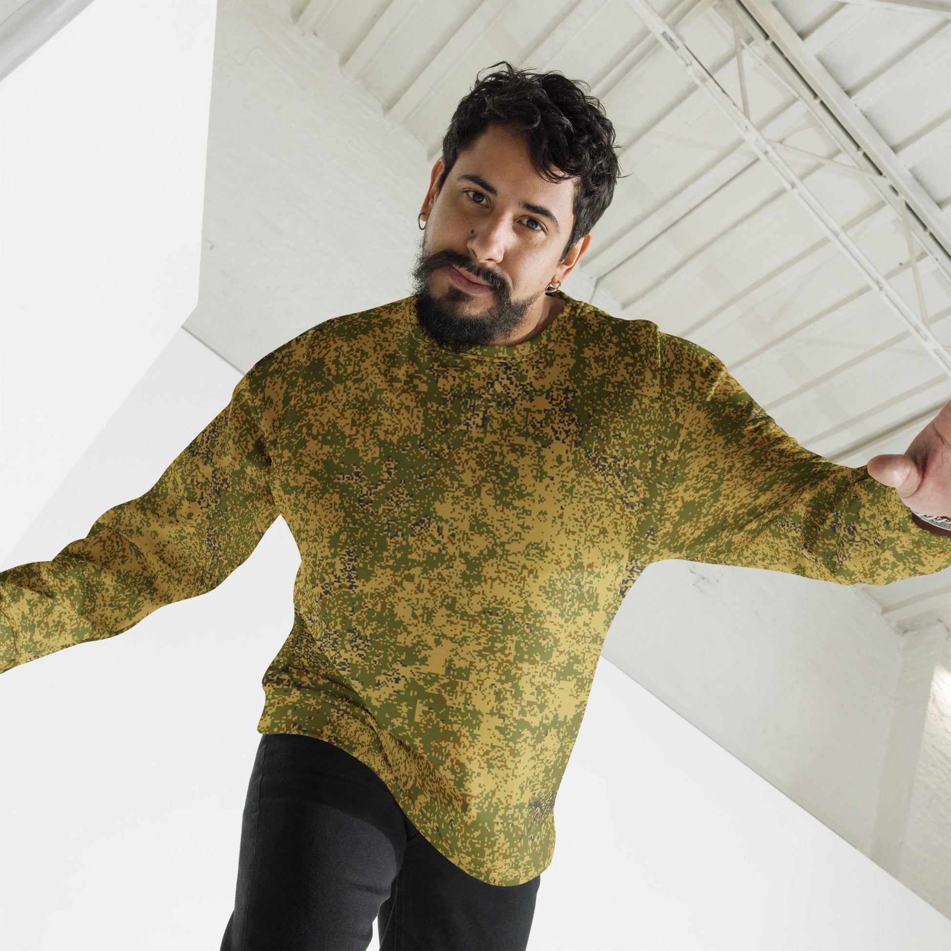 Russian Digital EMR Arid CAMO Unisex Sweatshirt - Sweatshirts