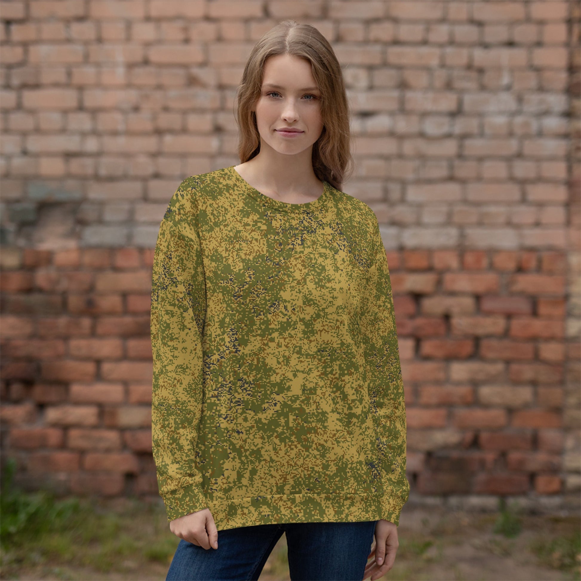 Russian Digital EMR Arid CAMO Unisex Sweatshirt - Sweatshirts