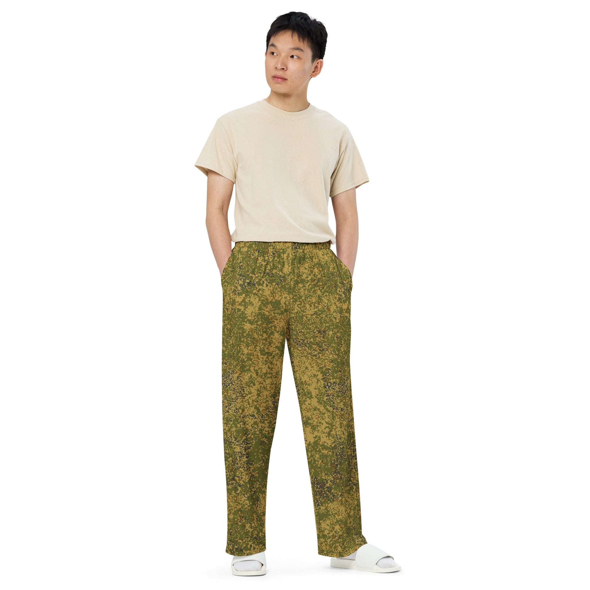 Russian Digital EMR Arid CAMO unisex wide-leg pants - Wide-leg Pants
