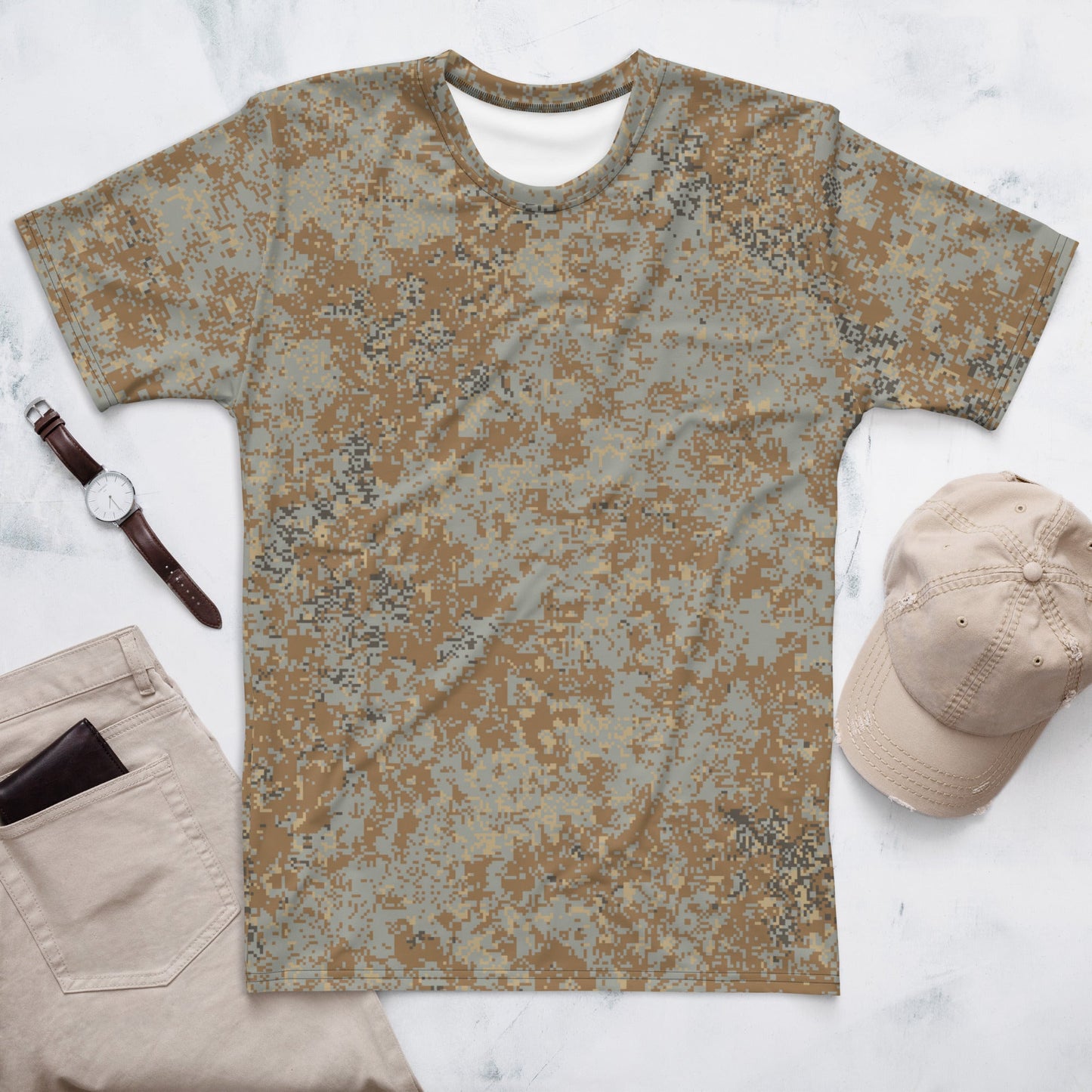 Russian Digital EMR Desert CAMO Mens t-shirt - XS - T-Shirts