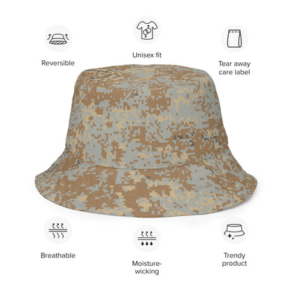 Russian Digital EMR Desert CAMO Reversible Bucket Hat