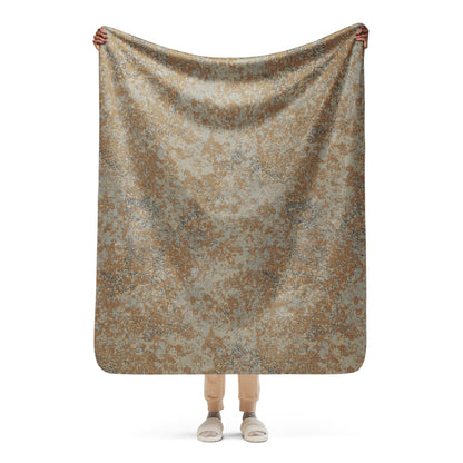 Russian Digital EMR Desert CAMO Sherpa blanket - 50″×60″ - Blankets