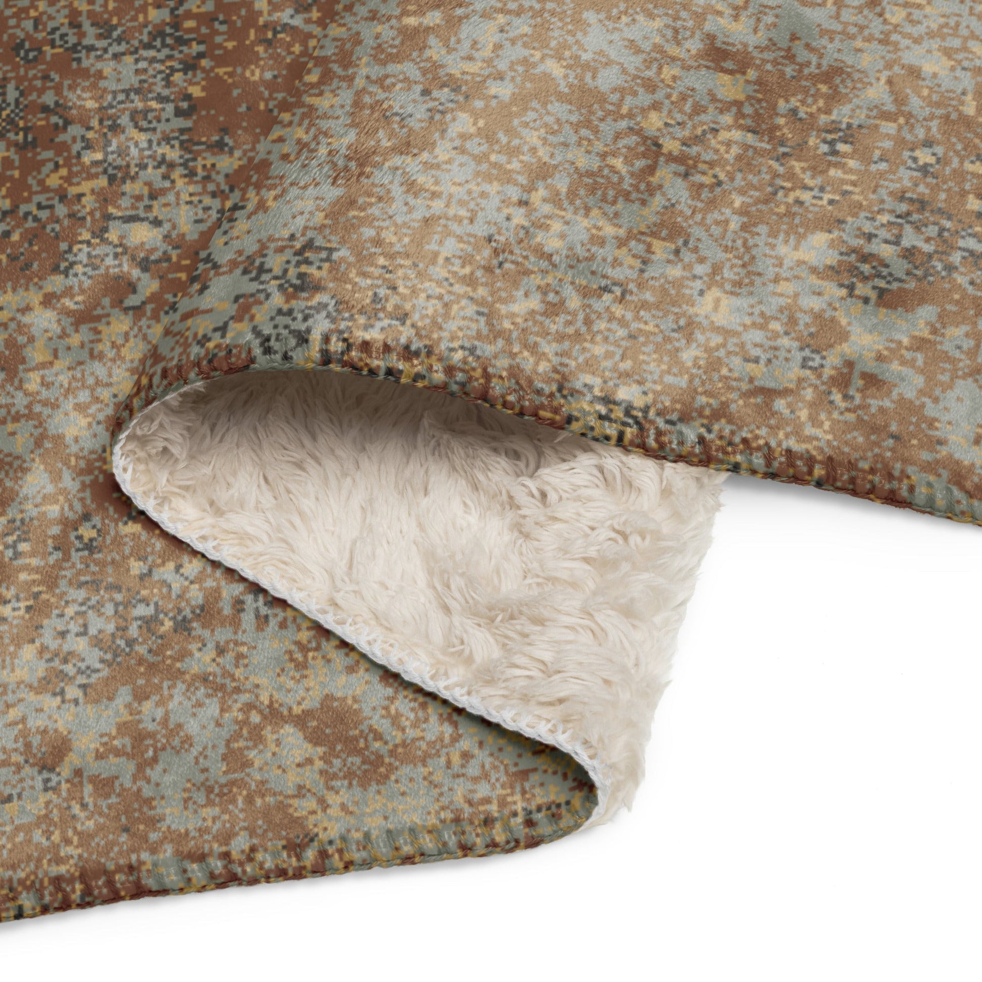 Russian Digital EMR Desert CAMO Sherpa blanket - Blankets