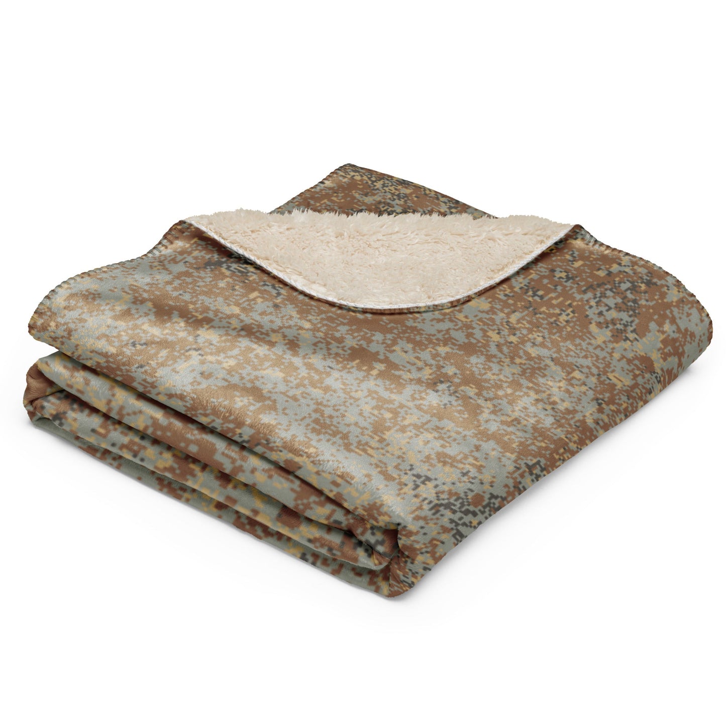 Russian Digital EMR Desert CAMO Sherpa blanket - Blankets