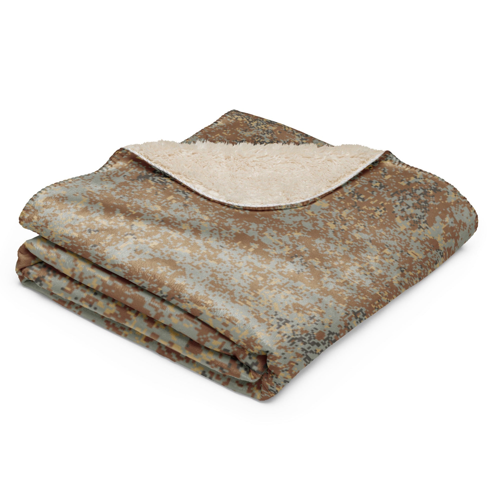 Russian Digital EMR Desert CAMO Sherpa blanket - Blankets