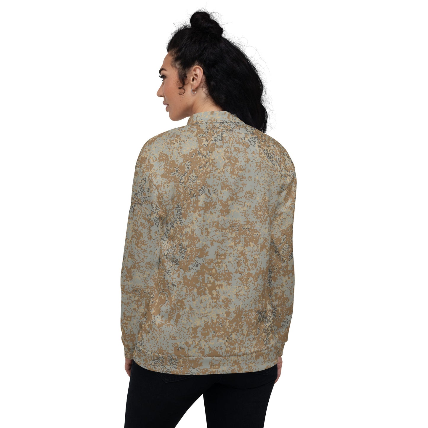 Russian Digital EMR Desert CAMO Unisex Bomber Jacket - Jackets