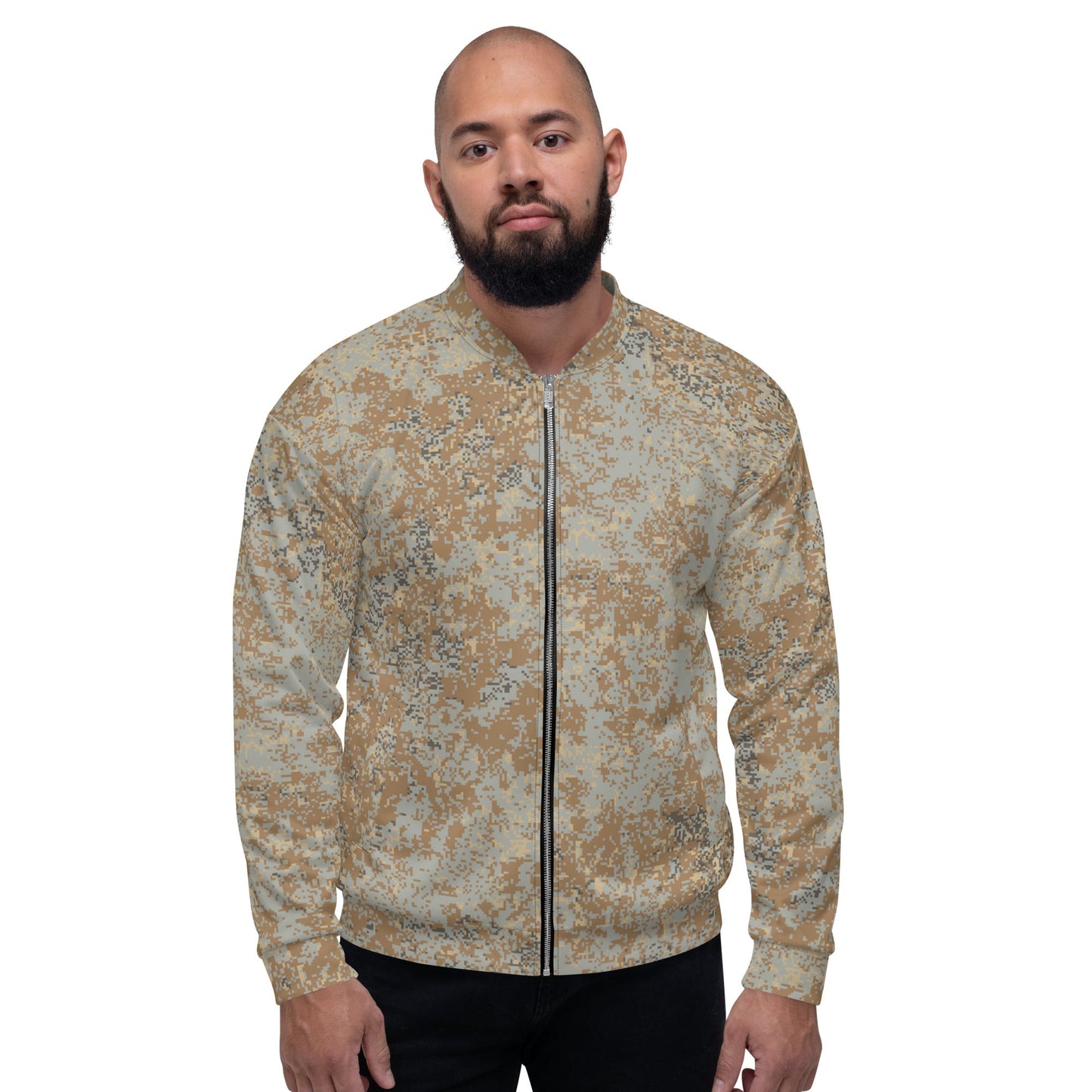 Russian Digital EMR Desert CAMO Unisex Bomber Jacket - Jackets