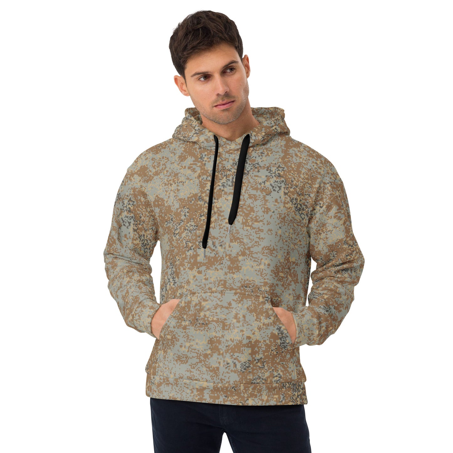 Russian Digital EMR Desert CAMO Unisex Hoodie - 2XS - Hoodies
