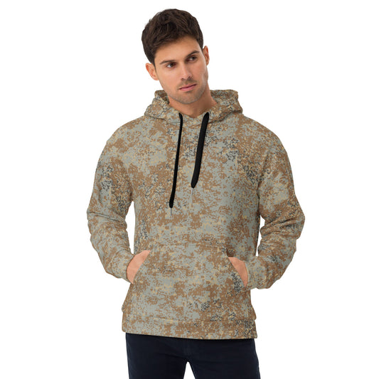 Russian Digital EMR Desert CAMO Unisex Hoodie - 2XS - Hoodies