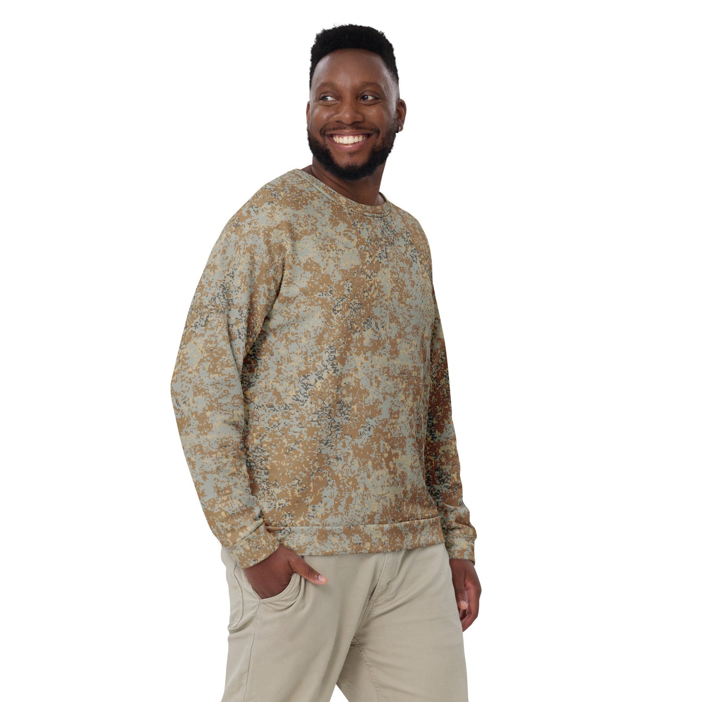 Russian Digital EMR Desert CAMO Unisex Sweatshirt - Sweatshirts