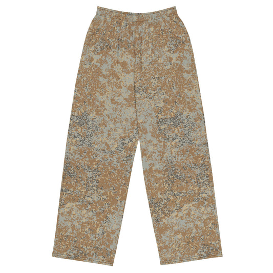 Russian Digital EMR Desert CAMO unisex wide-leg pants - 2XS - Wide-leg Pants