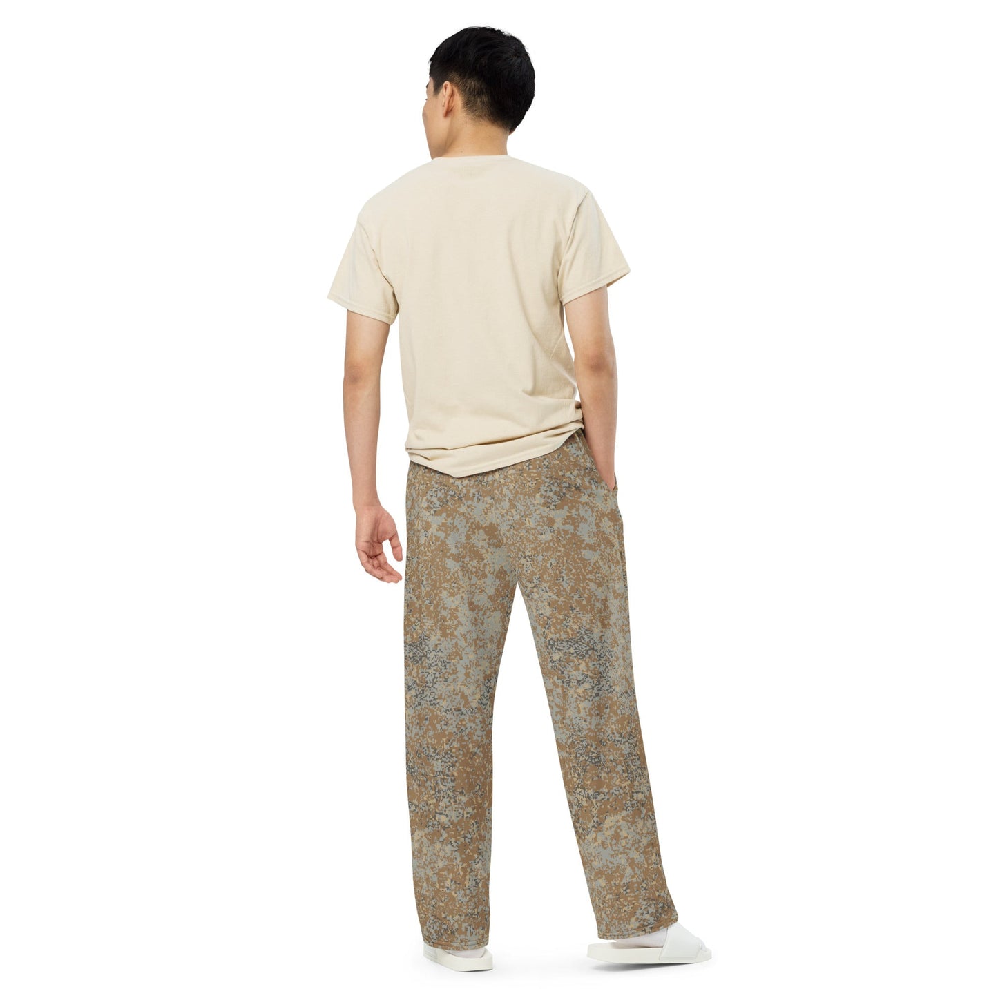 Russian Digital EMR Desert CAMO unisex wide-leg pants - Wide-leg Pants