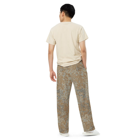 Russian Digital EMR Desert CAMO unisex wide-leg pants - Wide-leg Pants