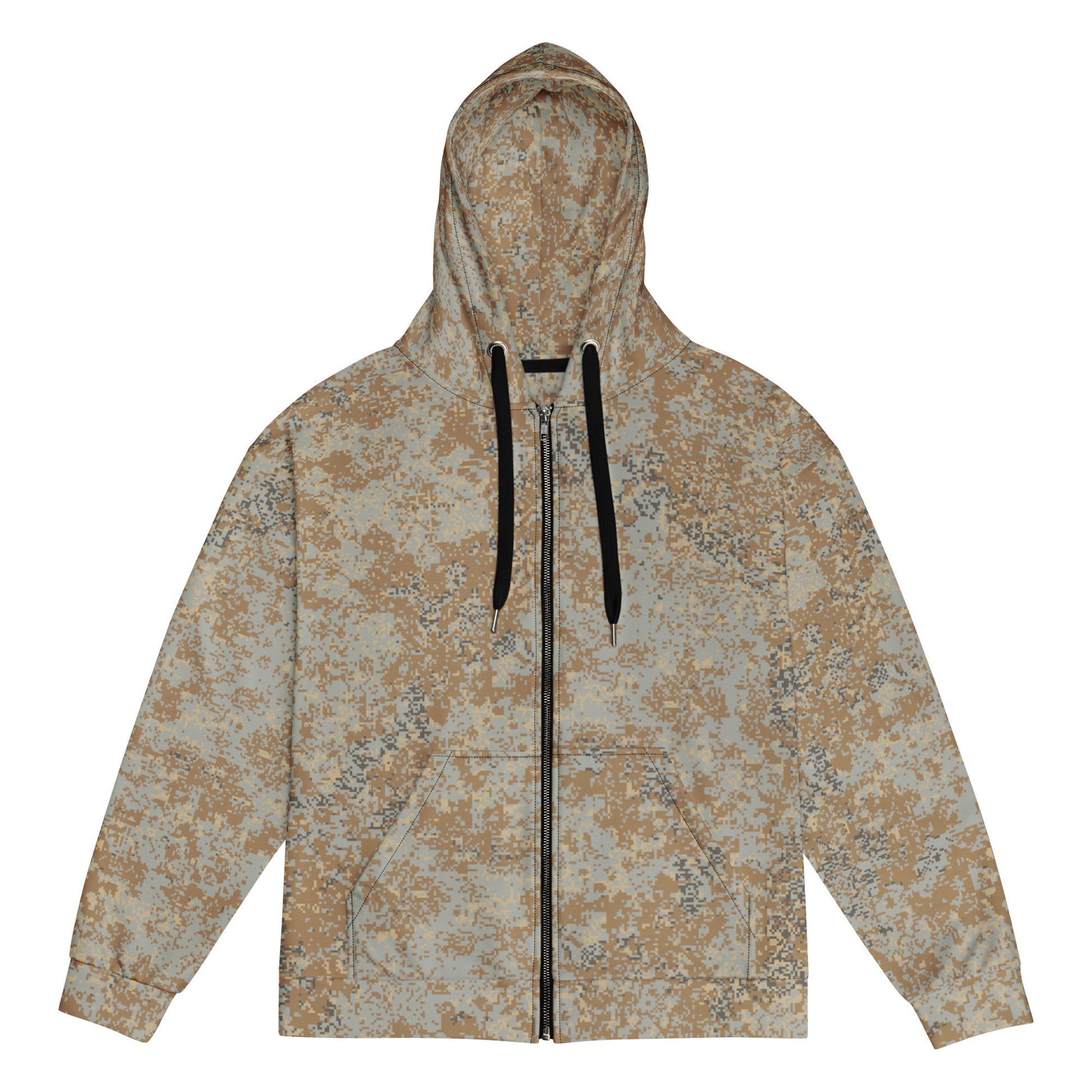 Russian Digital EMR Desert CAMO Unisex zip hoodie - 2XS - Zip Hoodies