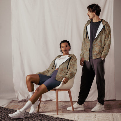 Russian Digital EMR Desert CAMO Unisex zip hoodie - Zip Hoodies