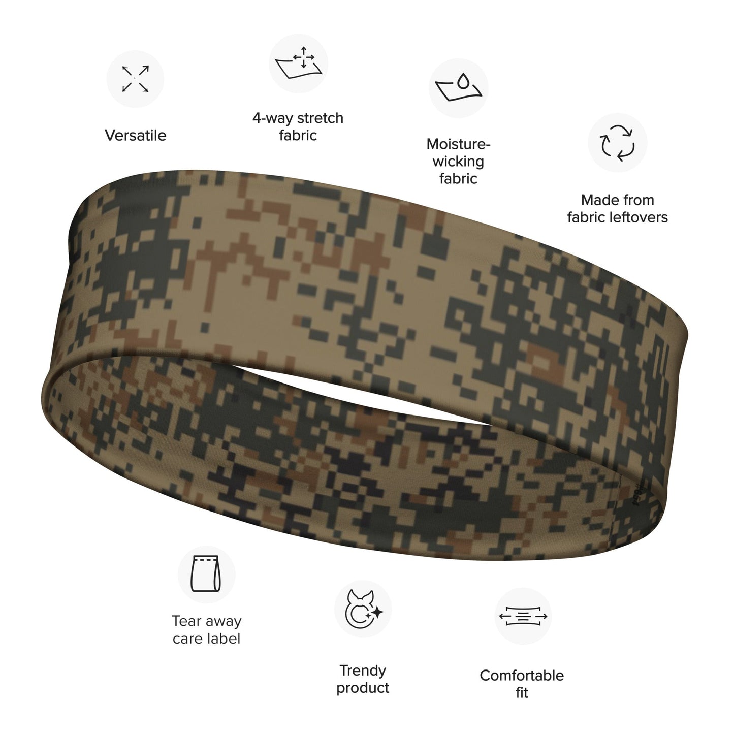Russian Digital EMR Mountain CAMO Headband - M