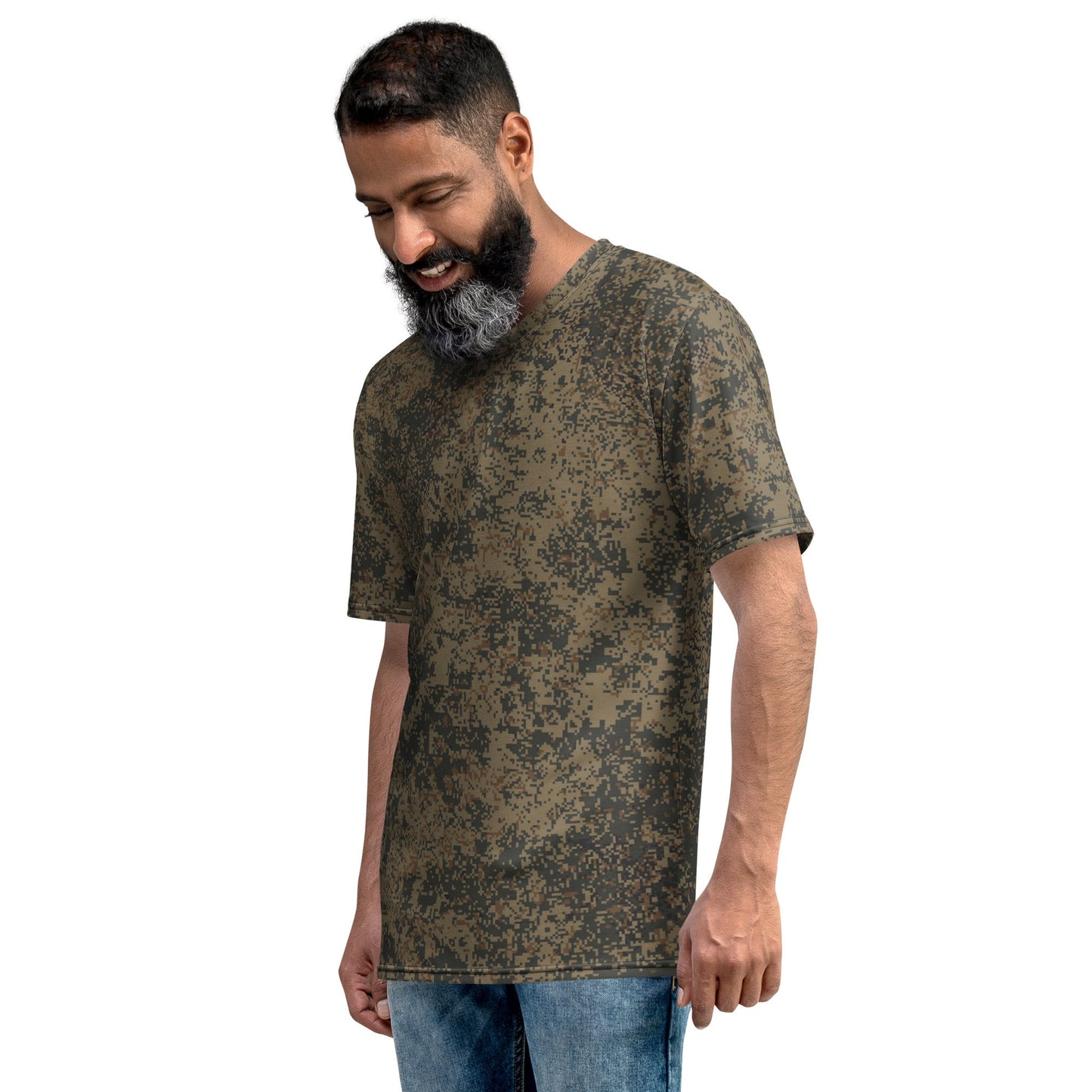 Russian Digital EMR Mountain CAMO Mens T-Shirt