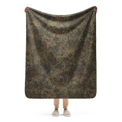 Russian Digital EMR Mountain CAMO Sherpa Blanket - 50″×60″