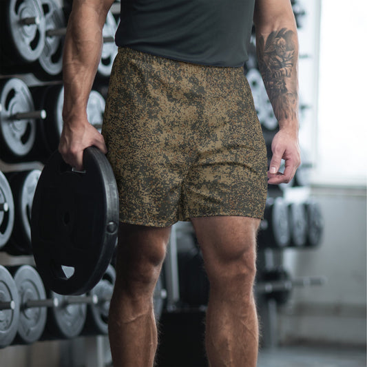 Russian Digital EMR Mountain CAMO Unisex Athletic Long Shorts - 2XS
