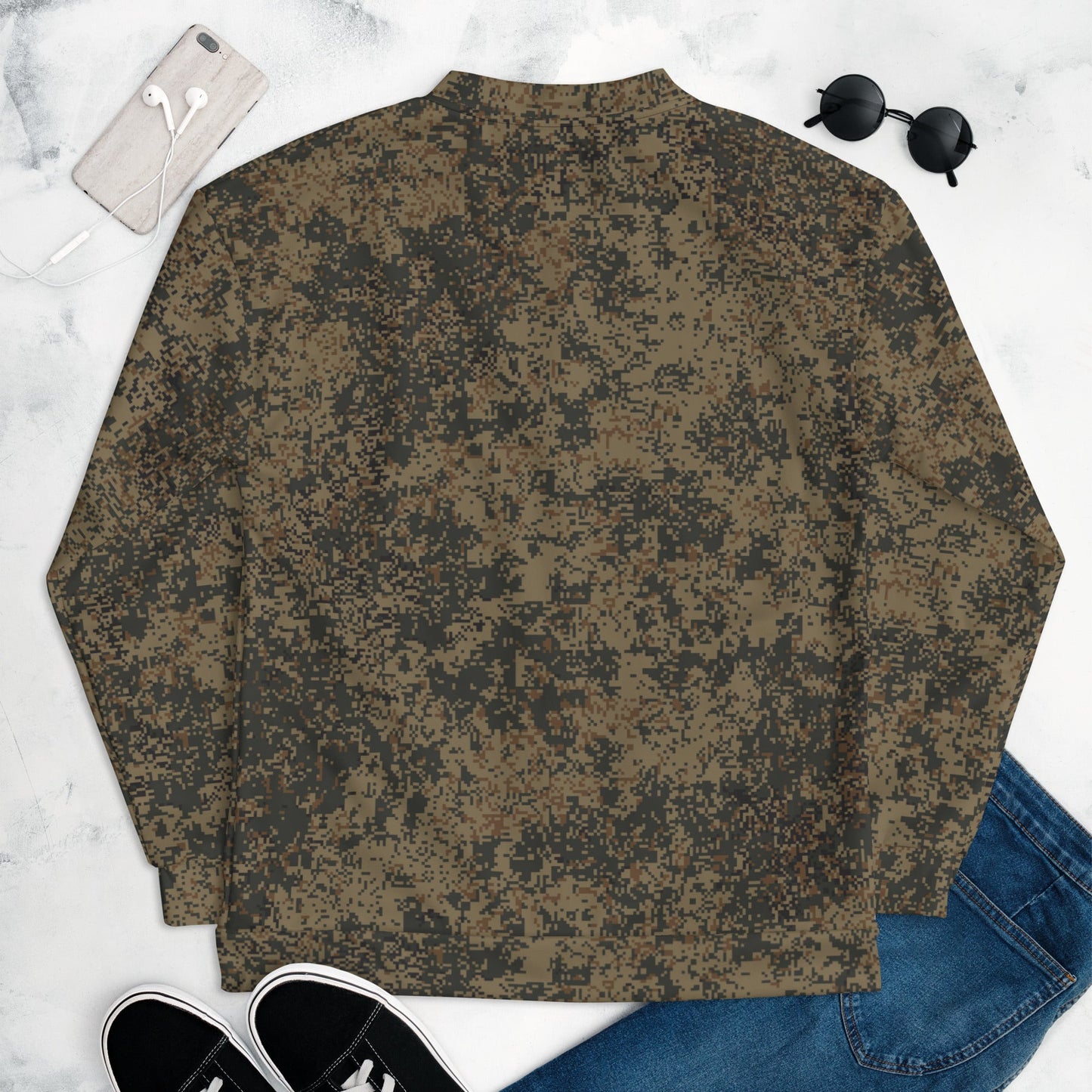 Russian Digital EMR Mountain CAMO Unisex Bomber Jacket
