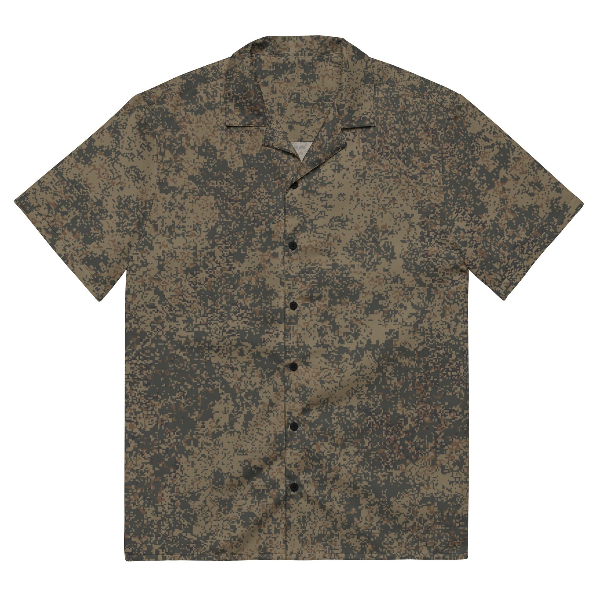 Russian Digital EMR Mountain CAMO Unisex Short-Sleeve Button Shirt - 2XS