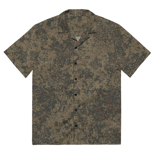 Russian Digital EMR Mountain CAMO Unisex Short-Sleeve Button Shirt - 2XS