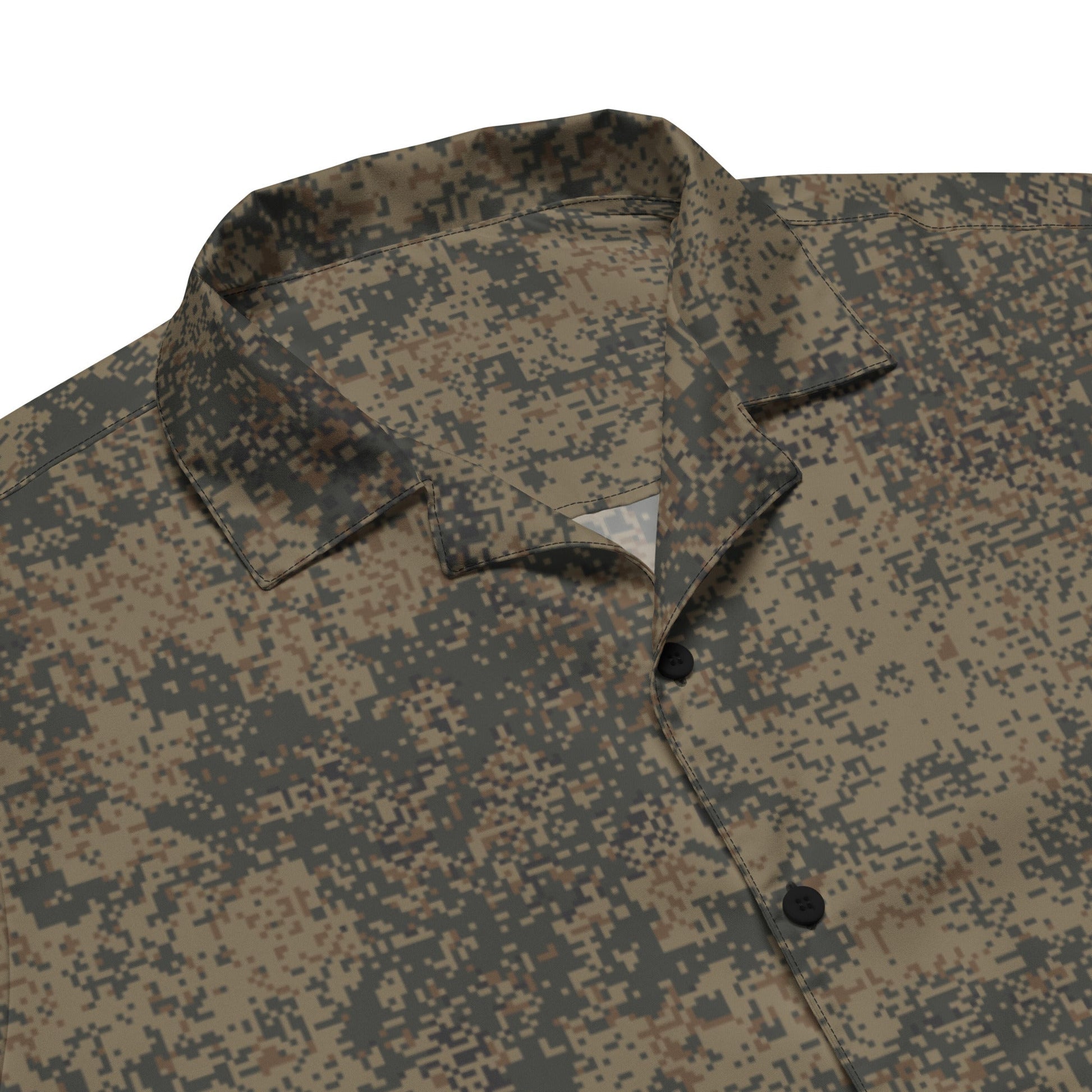Russian Digital EMR Mountain CAMO Unisex Short-Sleeve Button Shirt