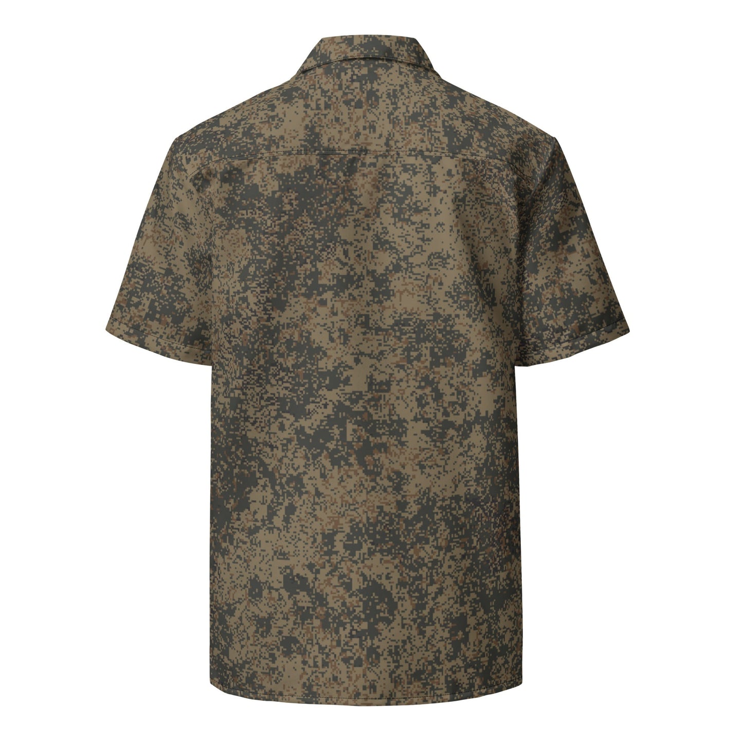 Russian Digital EMR Mountain CAMO Unisex Short-Sleeve Button Shirt