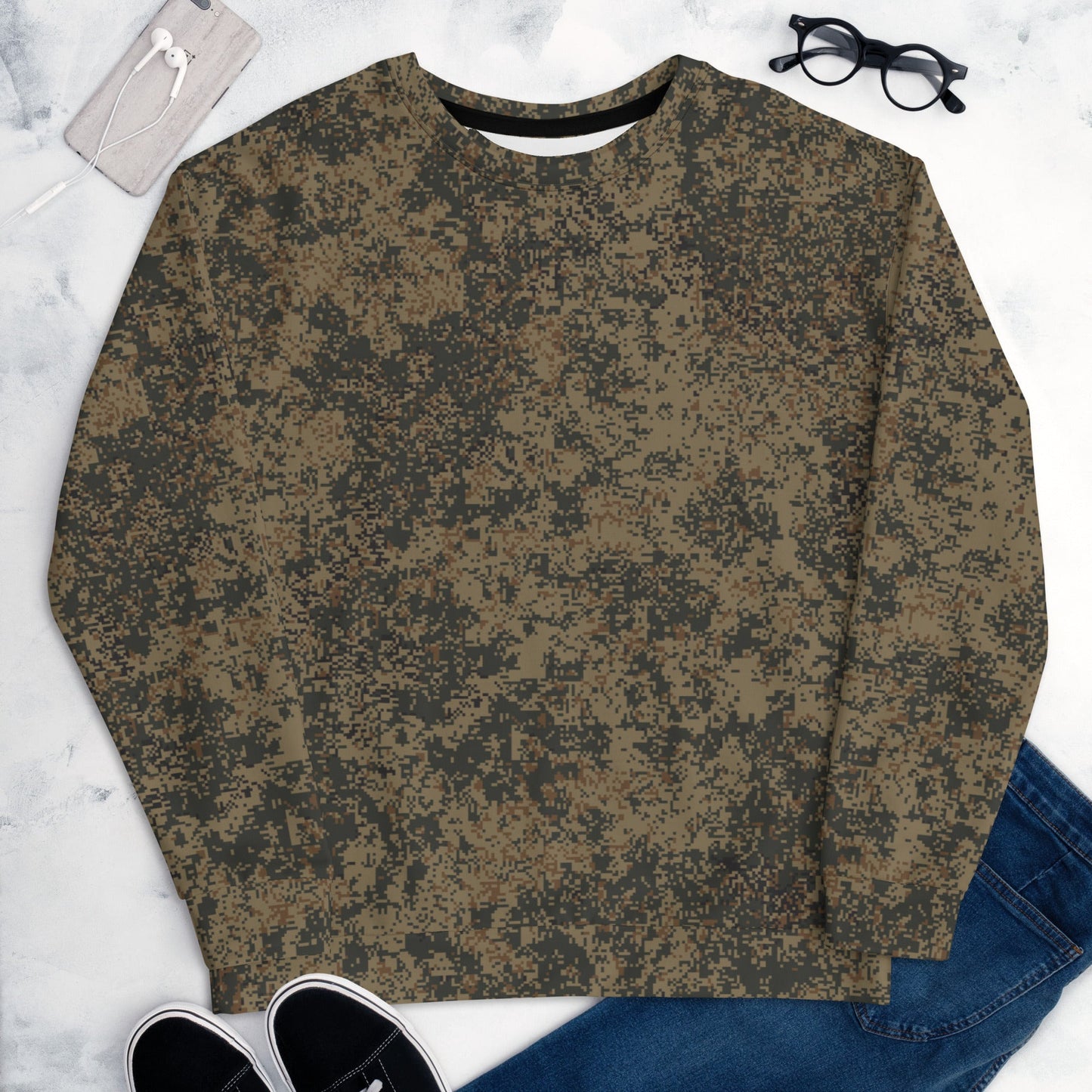 Russian Digital EMR Mountain CAMO Unisex Sweatshirt