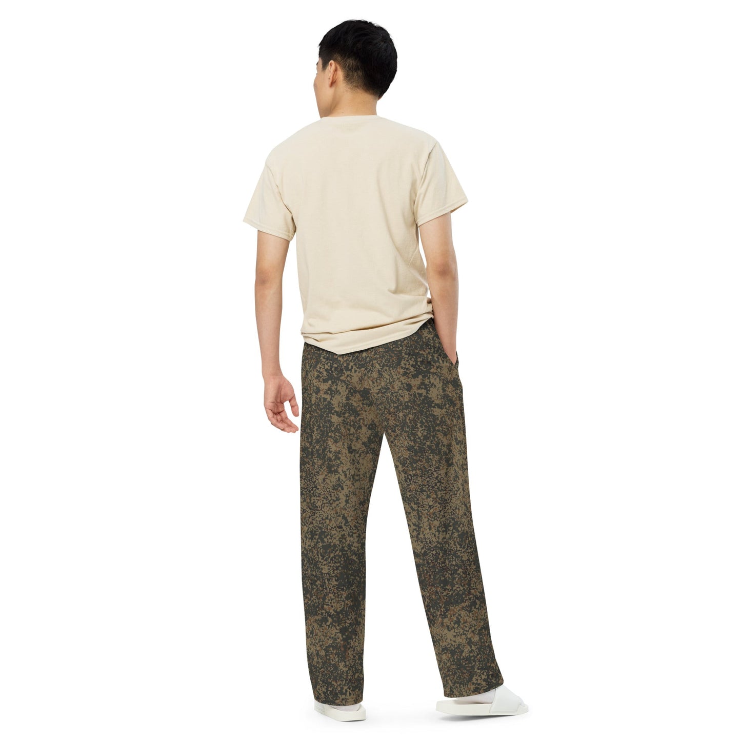 Russian Digital EMR Mountain CAMO Unisex Wide-Leg Leisure Pants