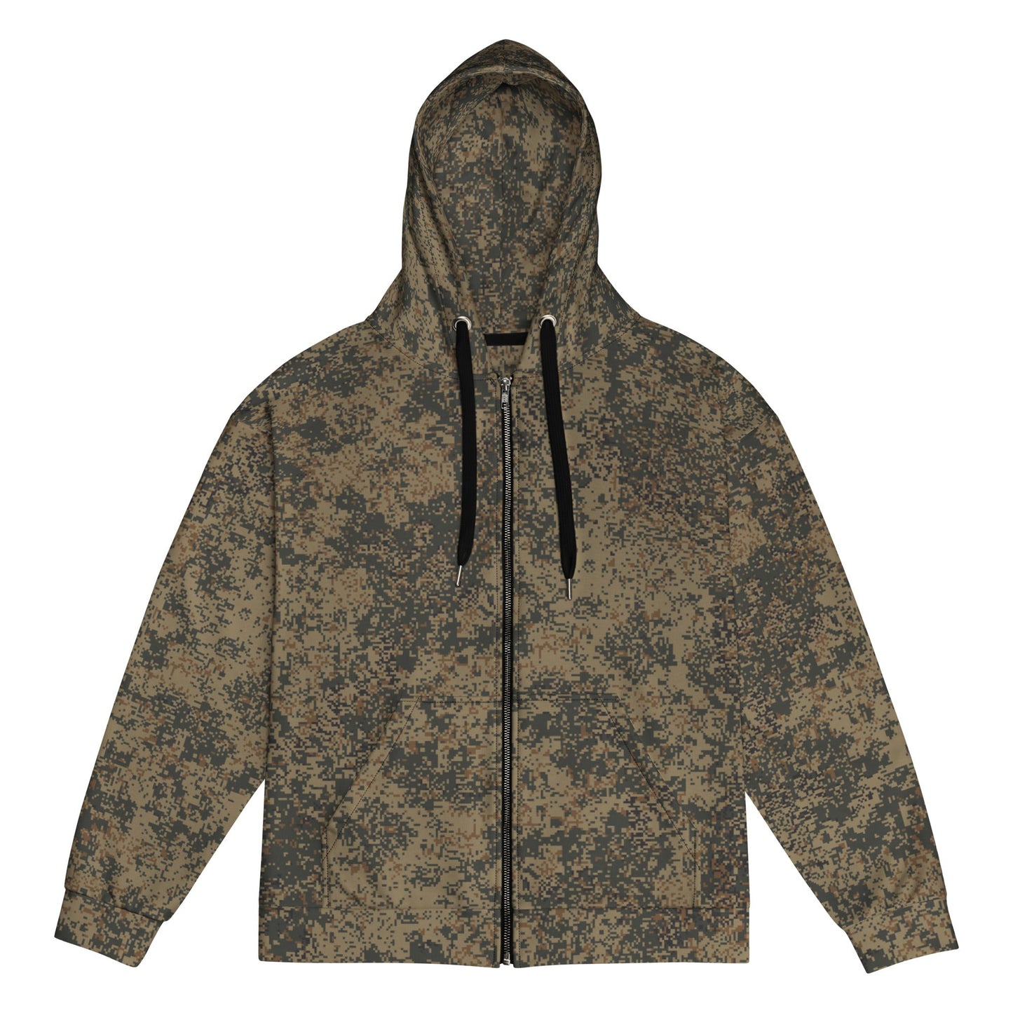 Russian Digital EMR Mountain CAMO Unisex Zip Hoodie - 2XS