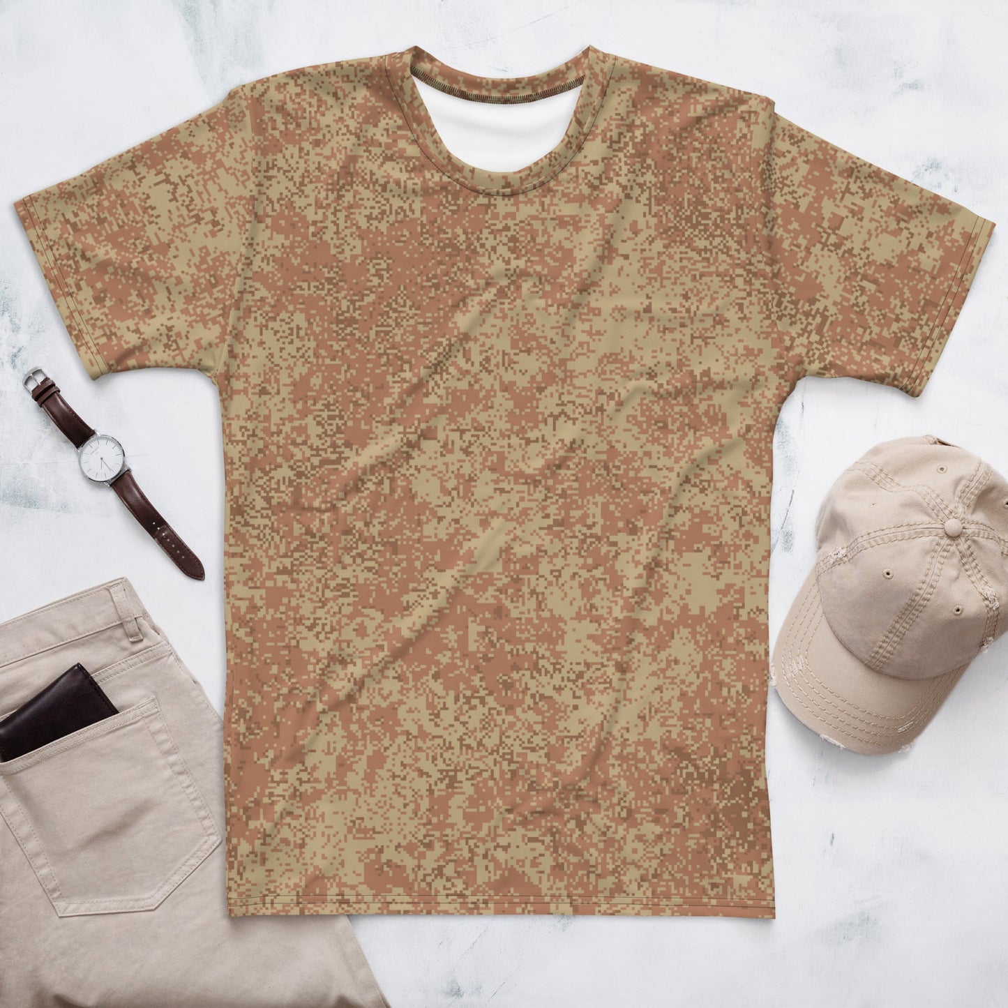 Russian Digital EMR Ratnik Desert CAMO Mens t-shirt - XS - T-Shirts