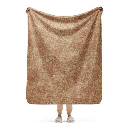 Russian Digital EMR Ratnik Desert CAMO Sherpa blanket - 50″×60″ - Blankets