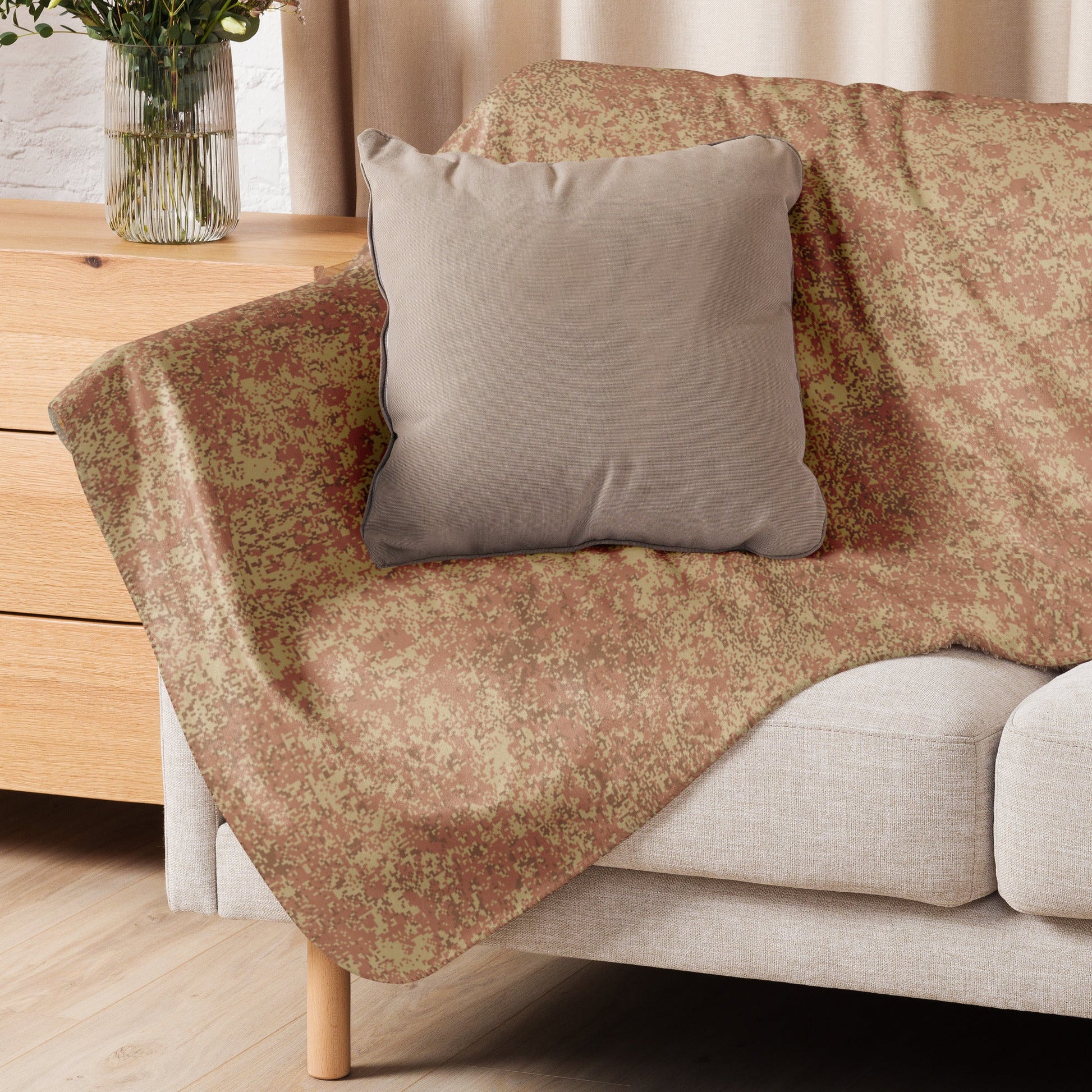 Russian Digital EMR Ratnik Desert CAMO Sherpa blanket - Blankets