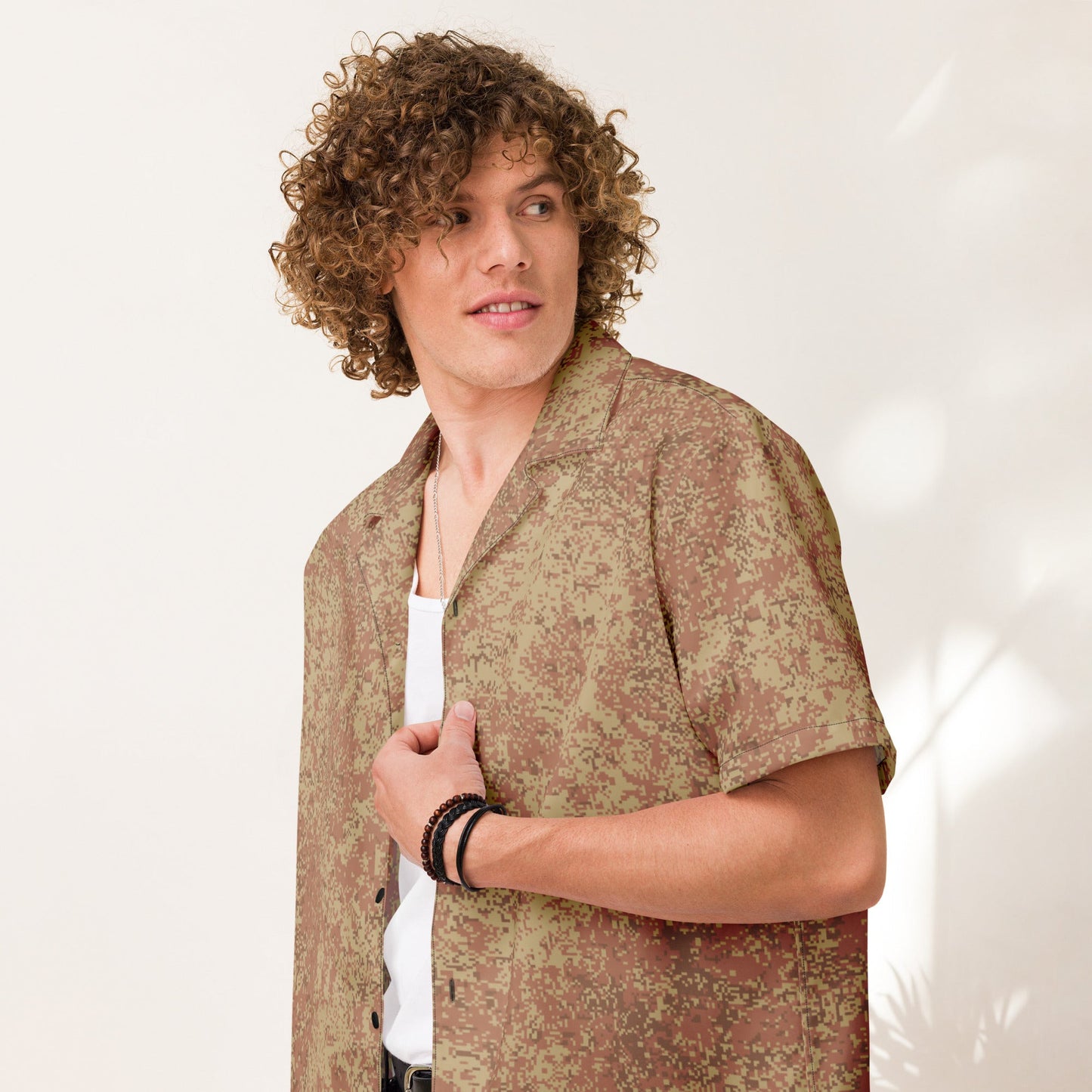 Russian Digital EMR Ratnik Desert CAMO Unisex button shirt - Button Shirts