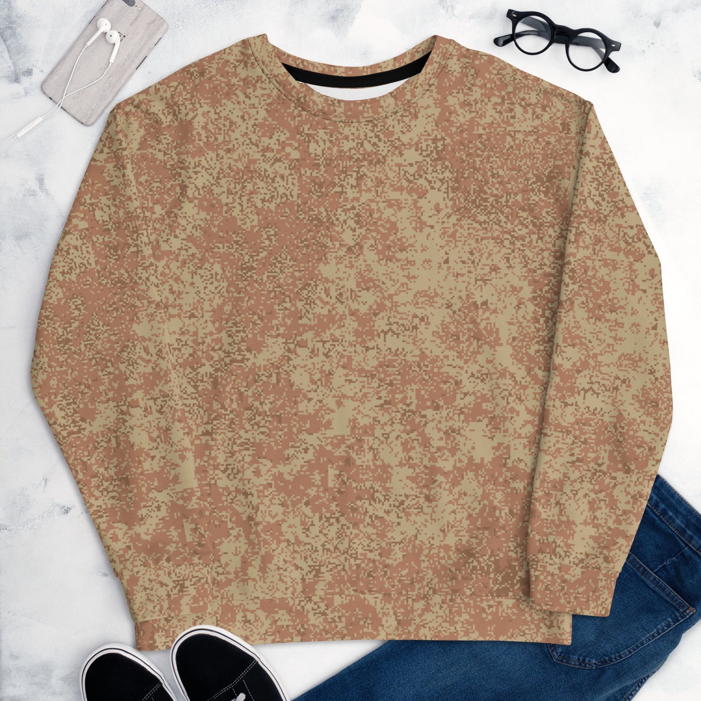 Russian Digital EMR Ratnik Desert CAMO Unisex Sweatshirt - Sweatshirts