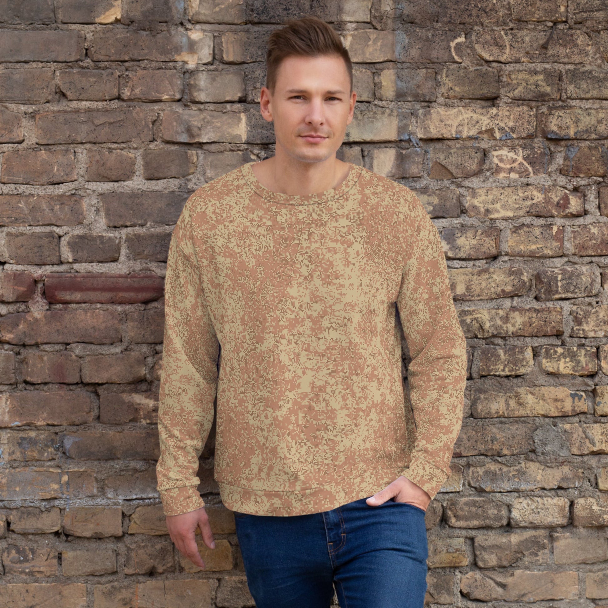 Russian Digital EMR Ratnik Desert CAMO Unisex Sweatshirt - XS - Sweatshirts