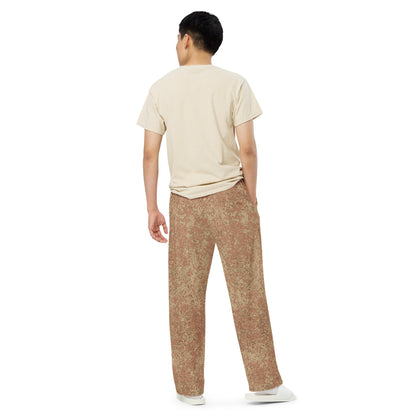 Russian Digital EMR Ratnik Desert CAMO unisex wide-leg pants - Wide-leg Pants