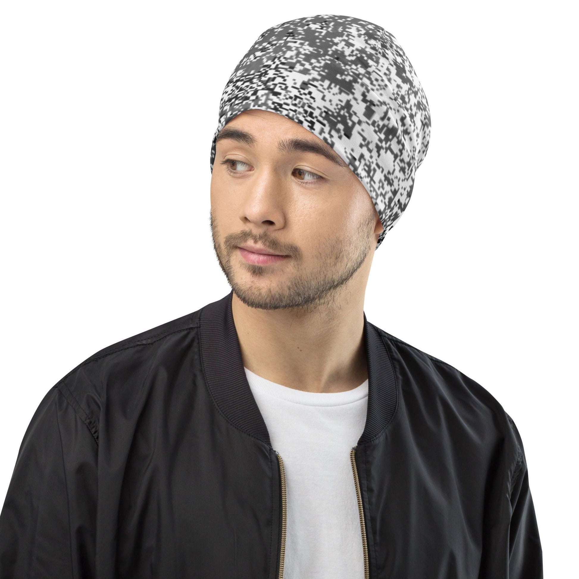Russian Digital EMR Snow CAMO Beanie - Beanies