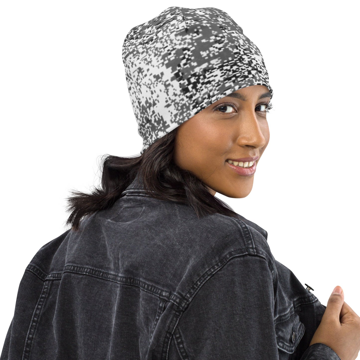 Russian Digital EMR Snow CAMO Beanie - Beanies