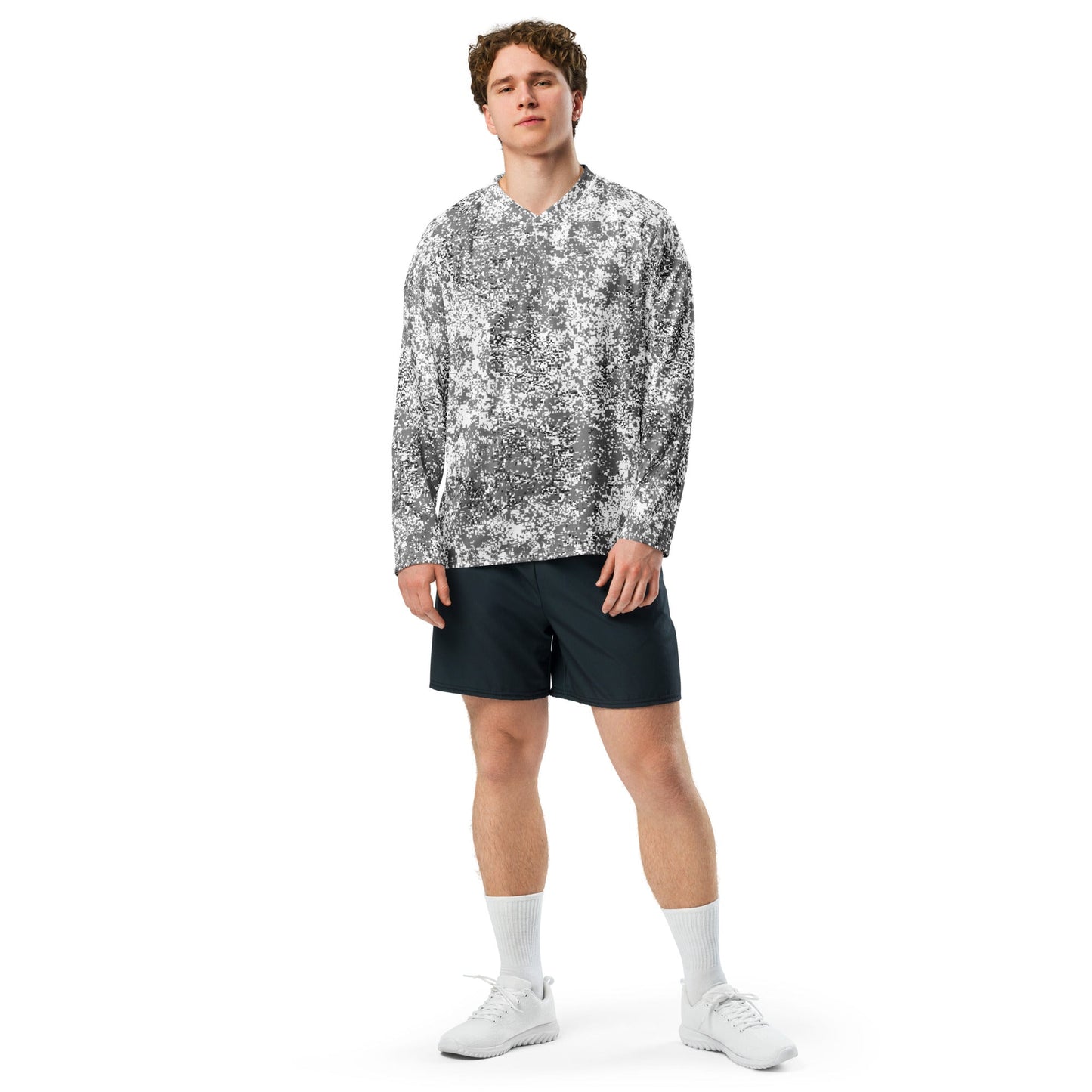 Russian Digital EMR Snow CAMO hockey fan jersey - Hockey Jerseys